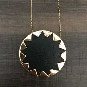 House of Harlow Sunburst Pendant- 14k Gold Plated